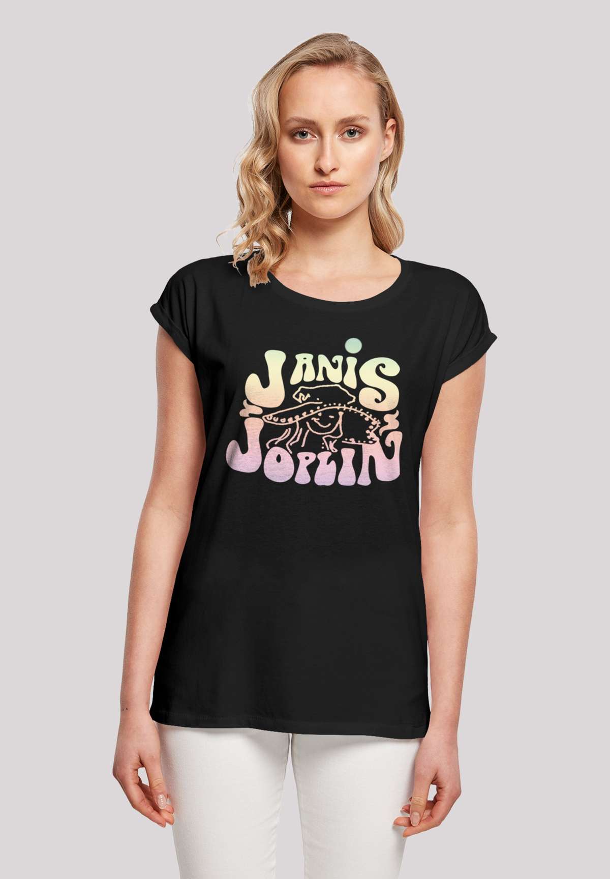 футболка Janis Joplin Pastel Logo