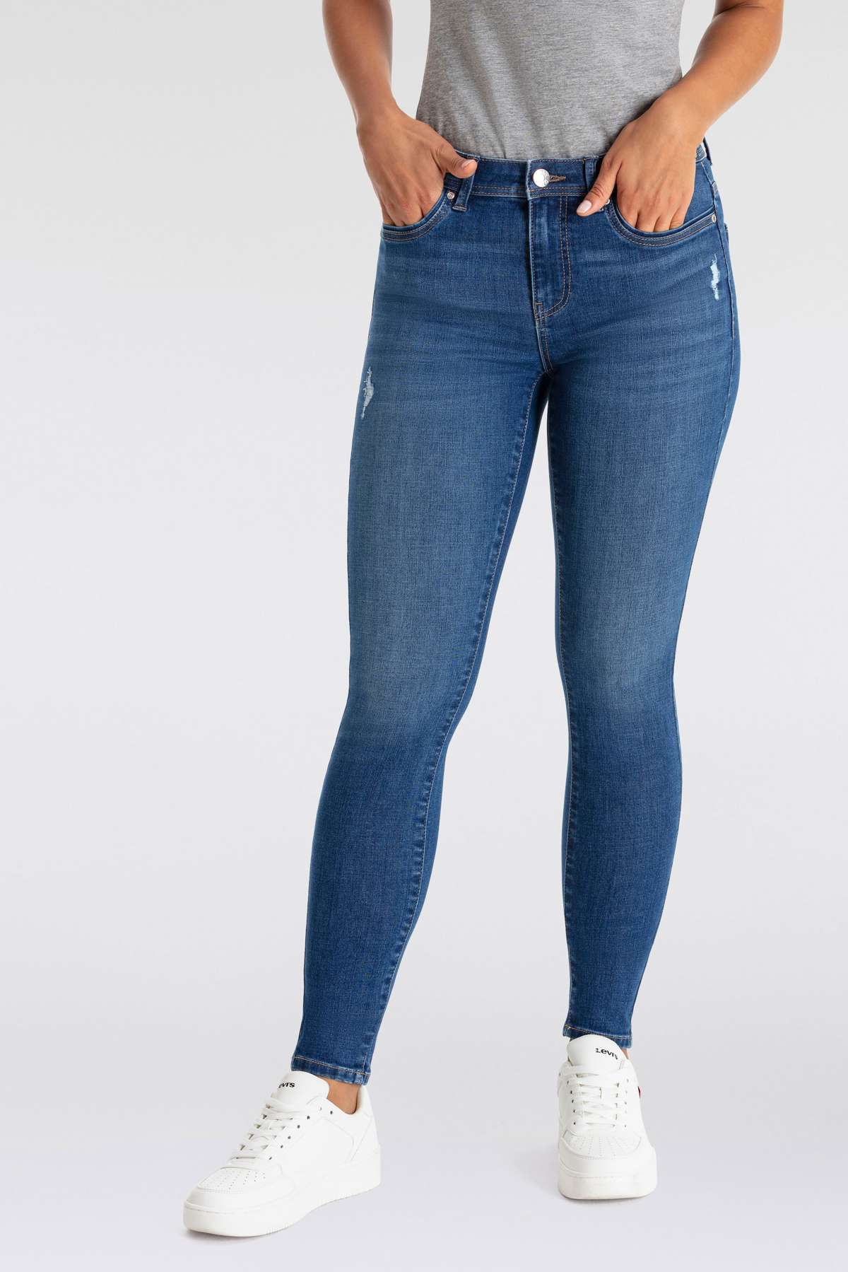 Джинсы скинни ONLWOW MID SKINNY BJ