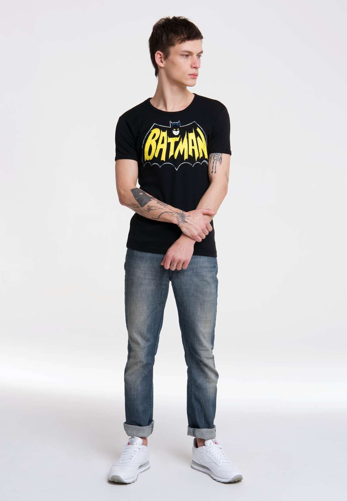 Футболка с эффектным принтом «Бэтмен» спереди Batman – Bat