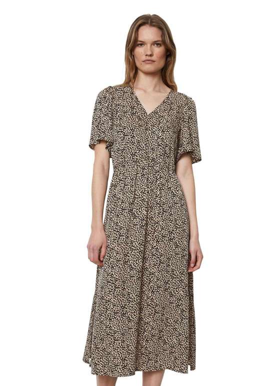 Платье с принтом aus fließendem Viskose-Twill