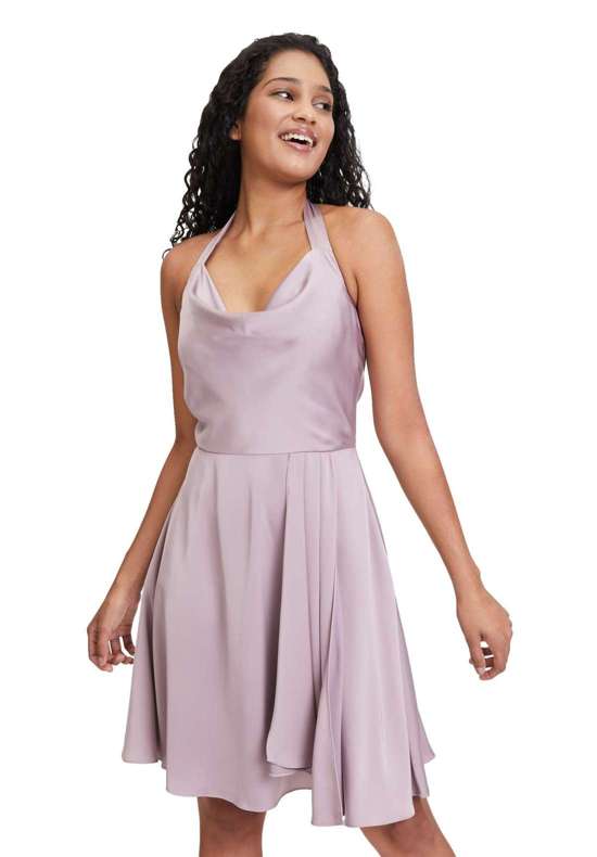 Коктейльное платье Cocktailkleid mit Wasserfallausschnitt