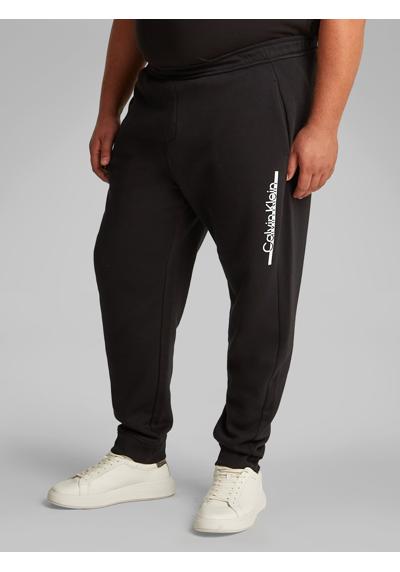 Спортивные брюки больших размеров с принтом логотипа. BT_SPLIT LINE LOGO JOGGER