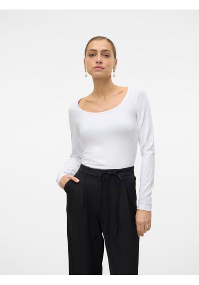 Рубашка с длинным рукавом VMLULU LS U-NECK TOP JRS GA NOOS