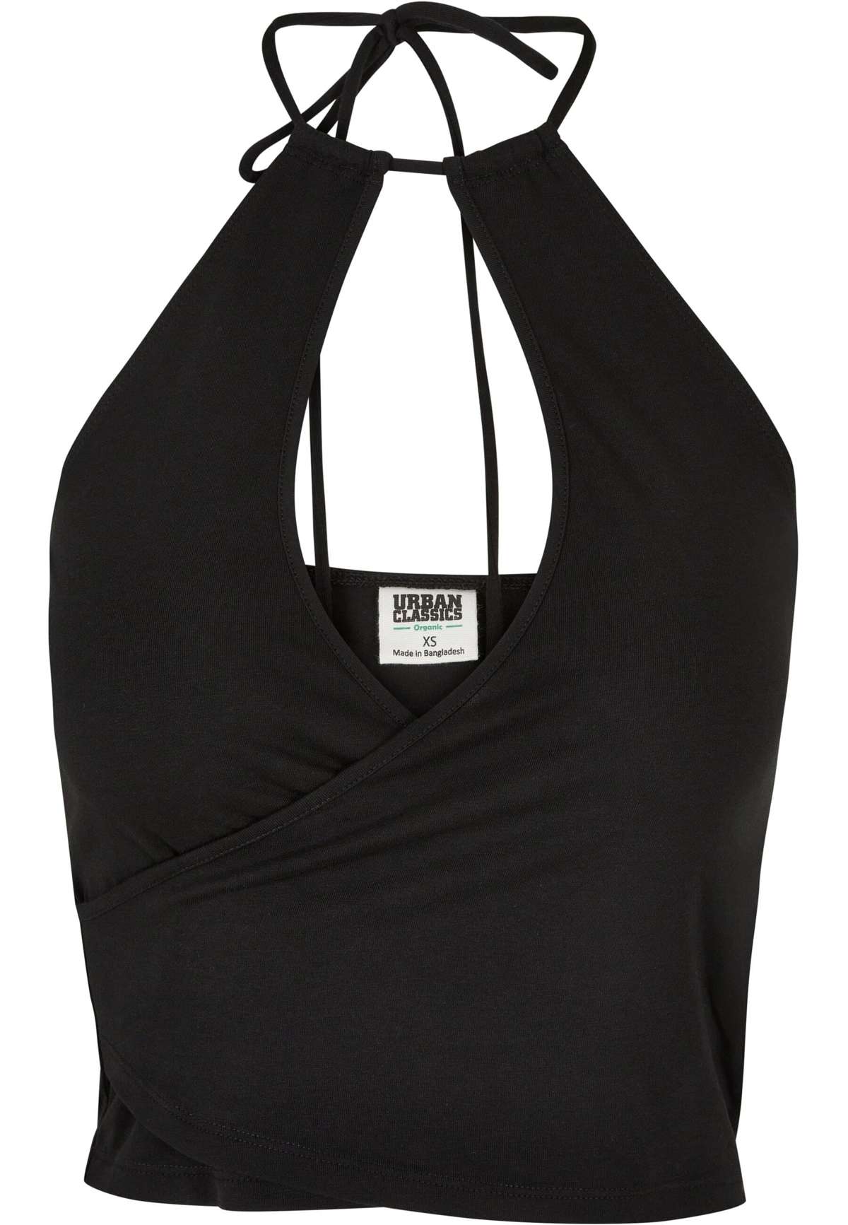 Мышечная рубашка Urban Classics Damen Ladies Short Wraped Neckholder Top