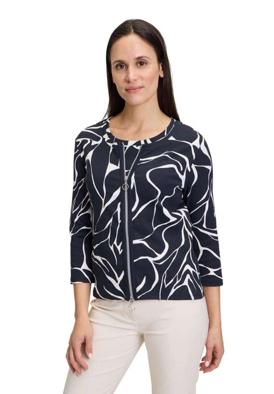 Куртка-рубашка Shirtjacke mit Rippenstruktur