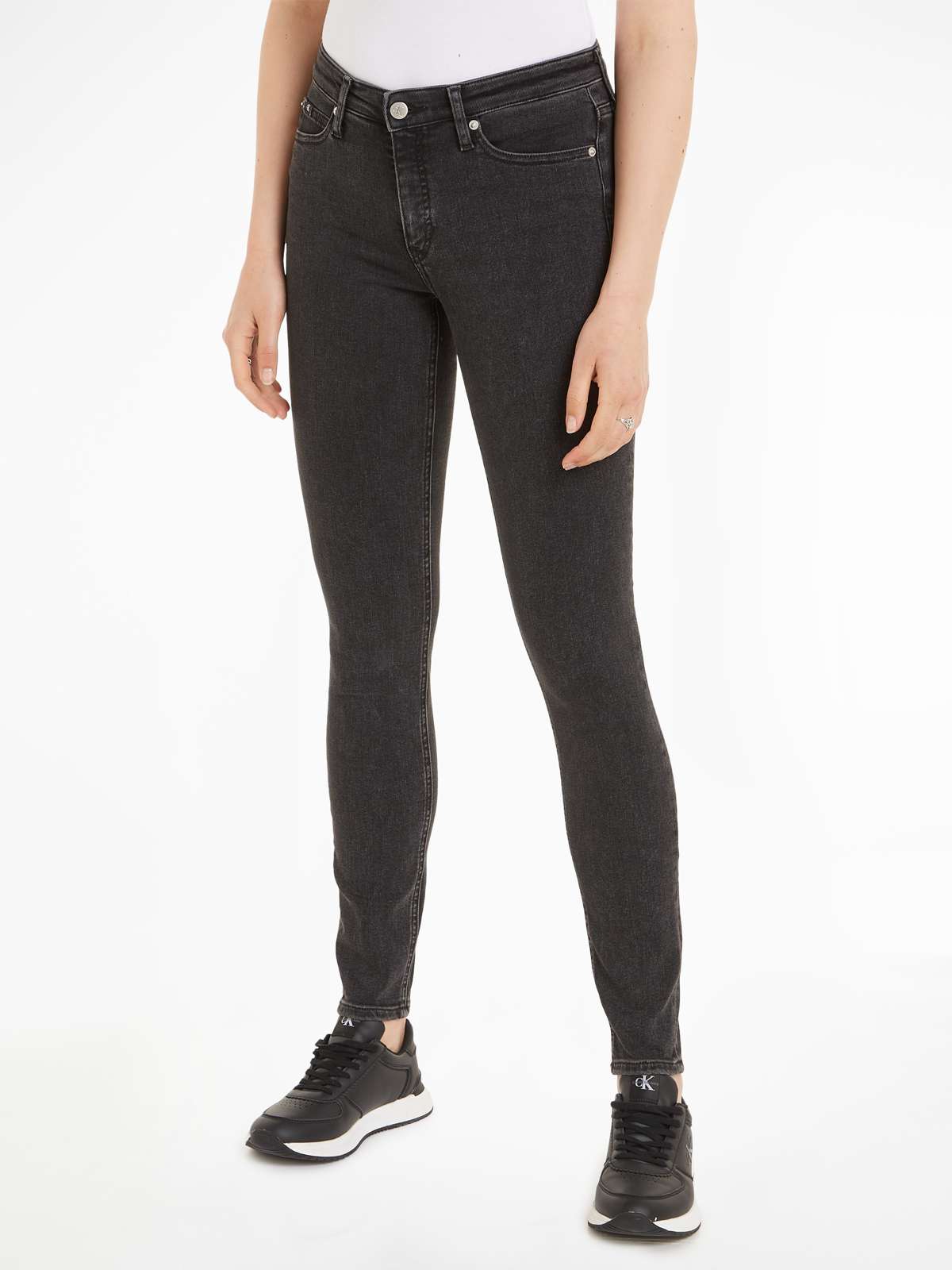 Джинсы скинни MID RISE SKINNY