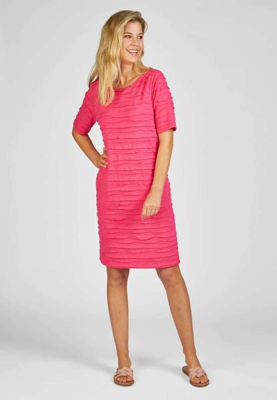 платье миди Kleid mit Wellenstruktur