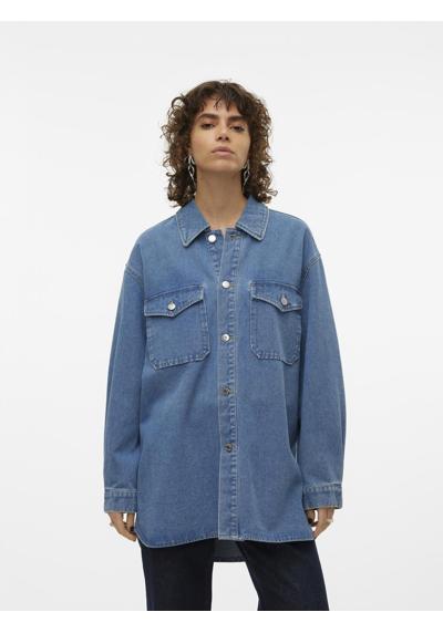Джинсовая блузка VMNAYA OVERSIZED DENIM SHIRT MIX NOOS