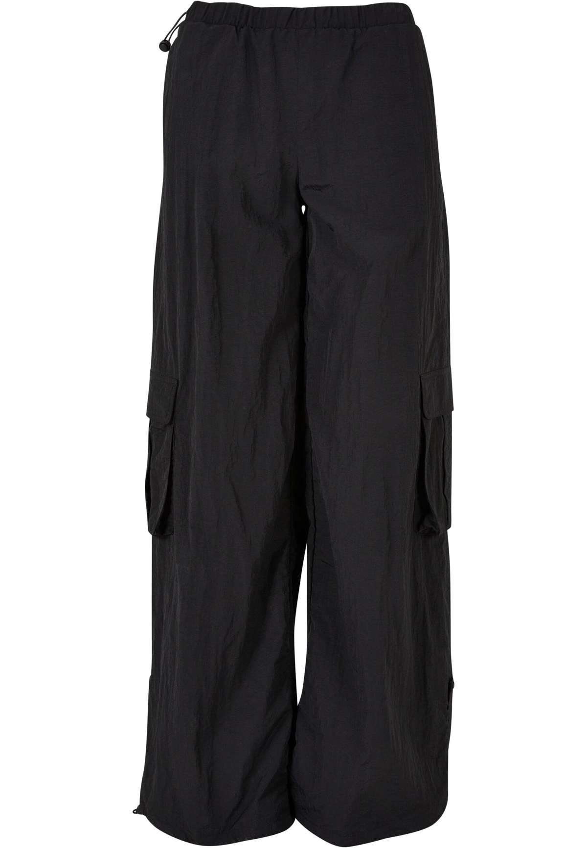 Тканевые брюки Urban Classics Damen Ladies Wide Crinkle Nylon Cargo Pants