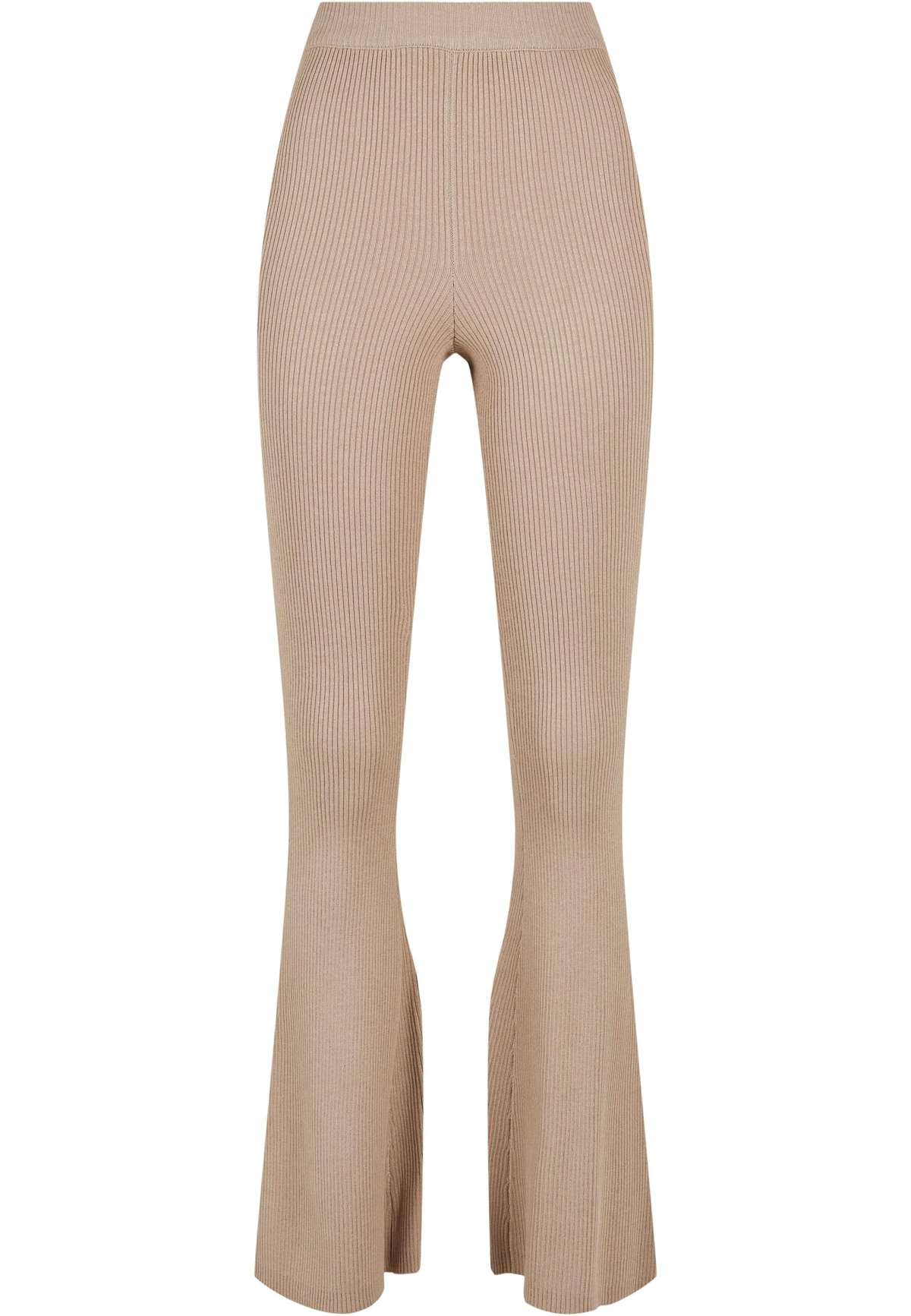 леггинсы Urban Classics Damen Ladies Rib Knit Bootcut Leggings