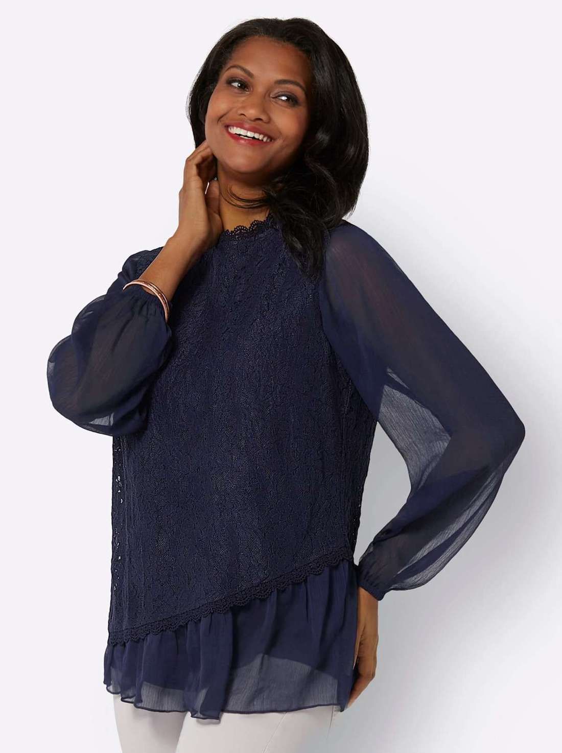 Блузка без шнуровки