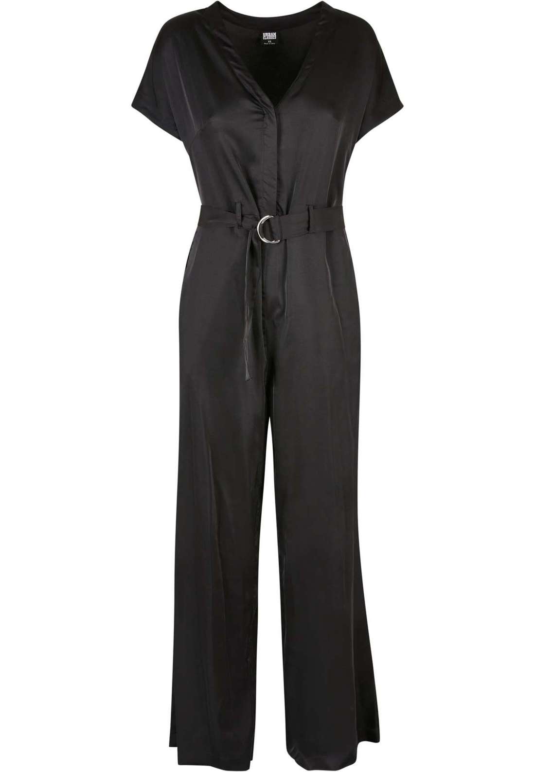 Комбинезон Urban Classics Damen Ladies Satin Wide Leg Belt Jumpsuit