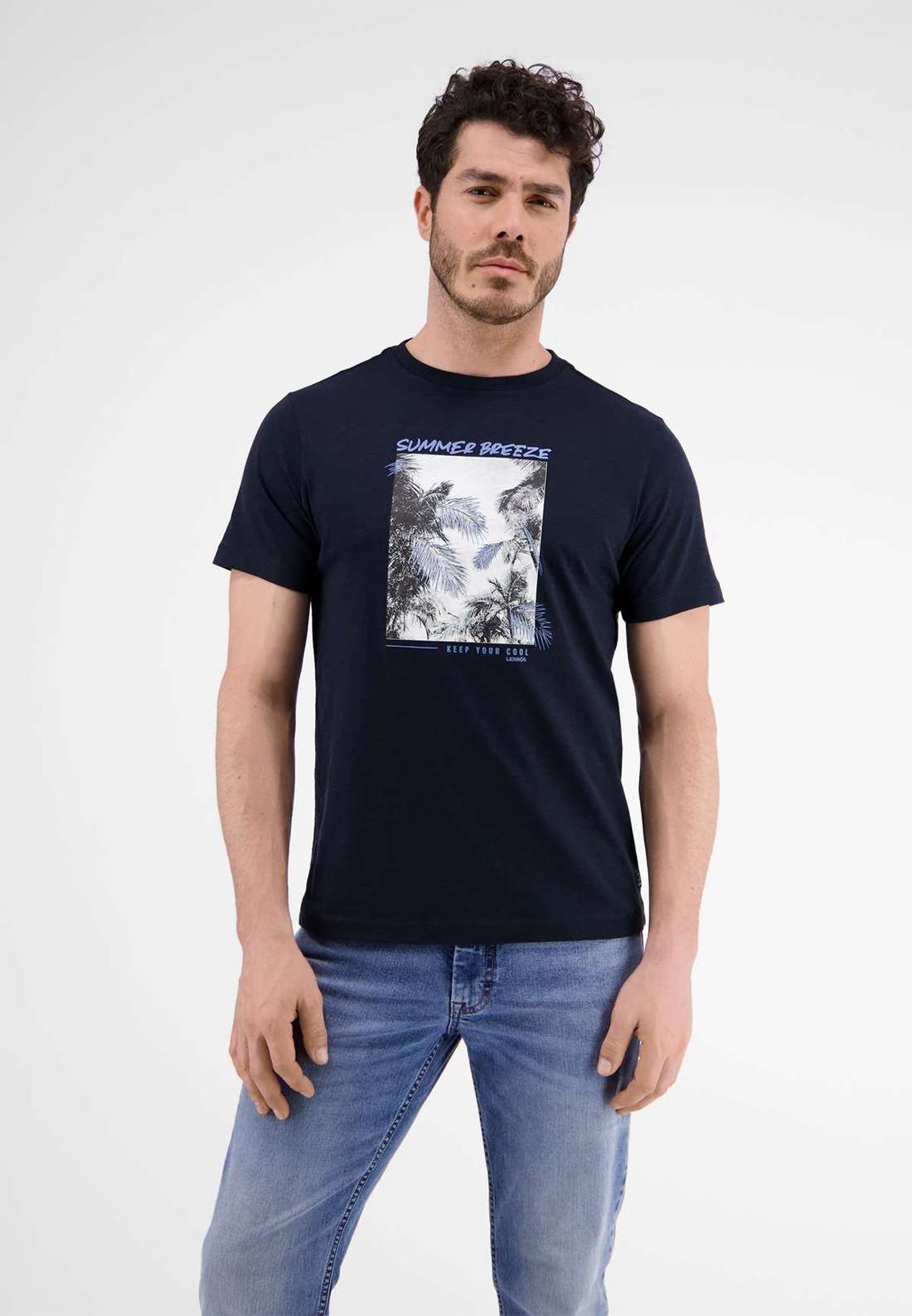 футболка LERROS T-Shirt mit Fotoprint