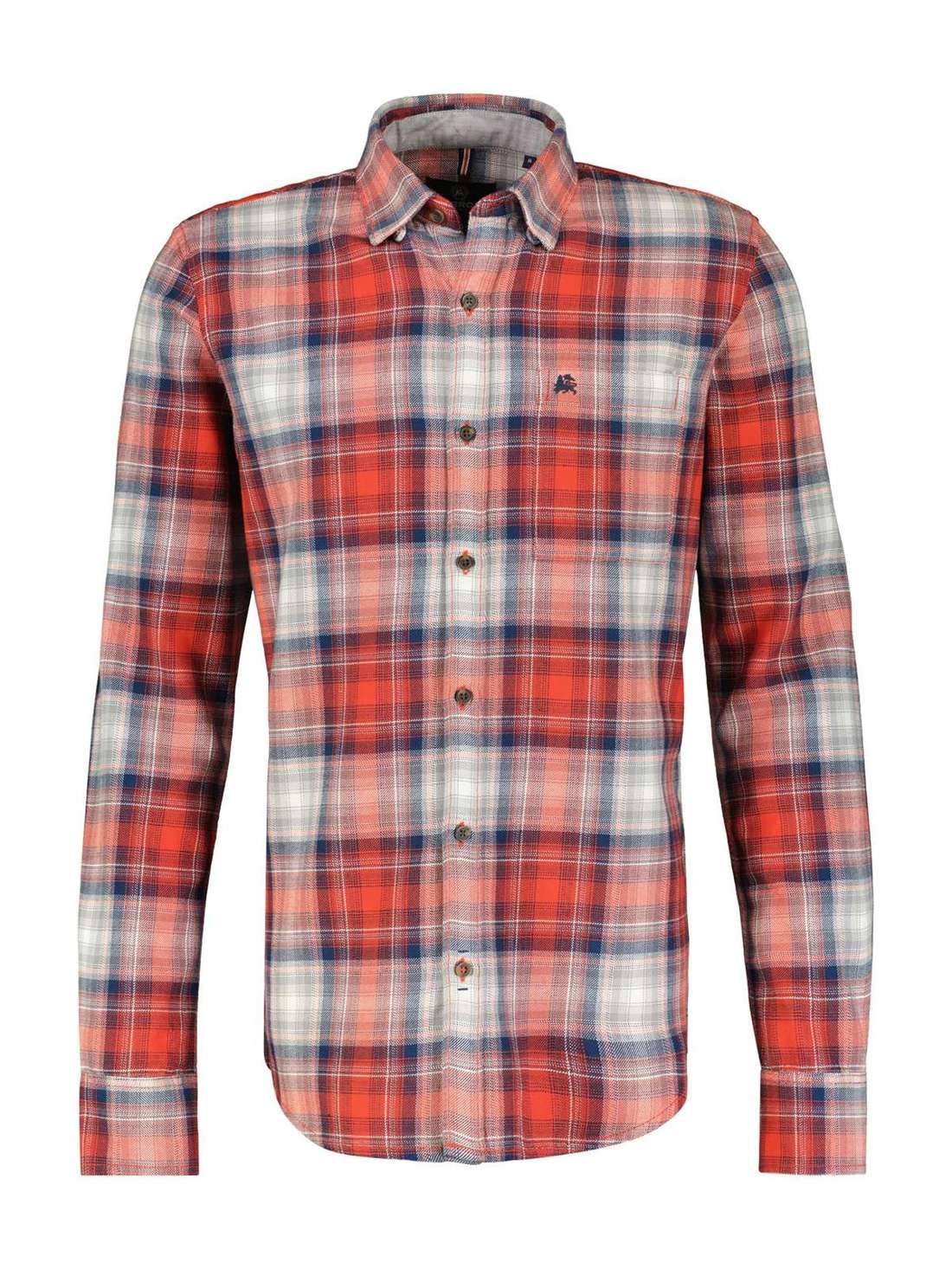 Рубашка с длинным рукавом LERROS Poplinhemd in Twillqualität