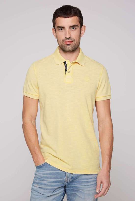 Рубашка-поло с разрезами по бокам