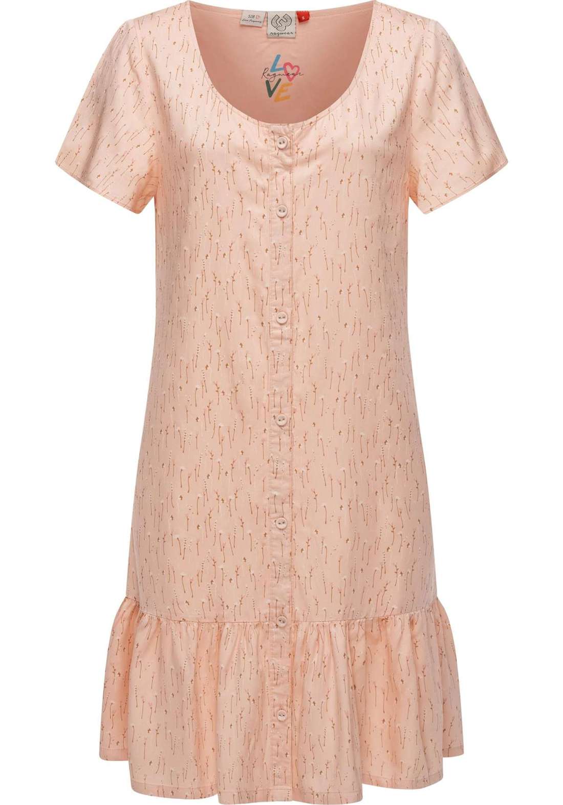 Платье с принтом Fialina