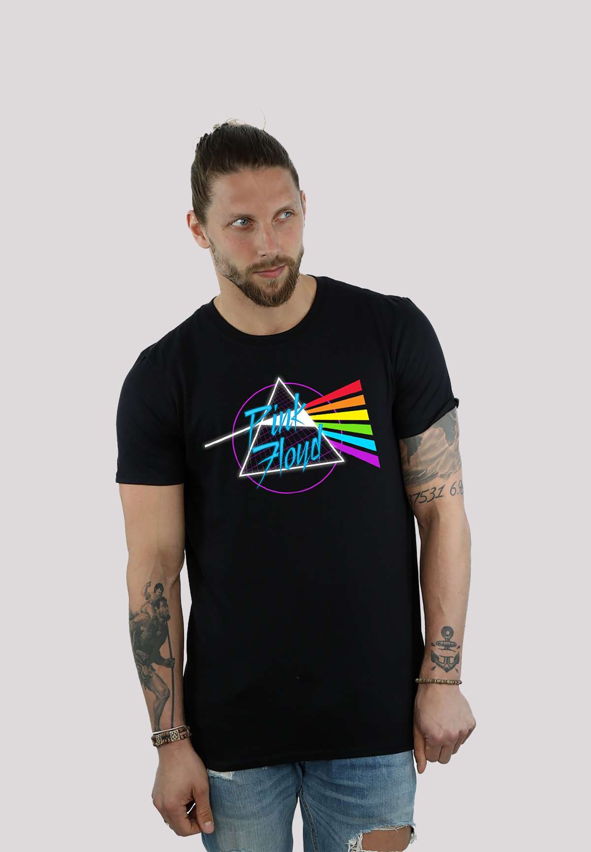 футболка Pink Floyd Neon Dark Side