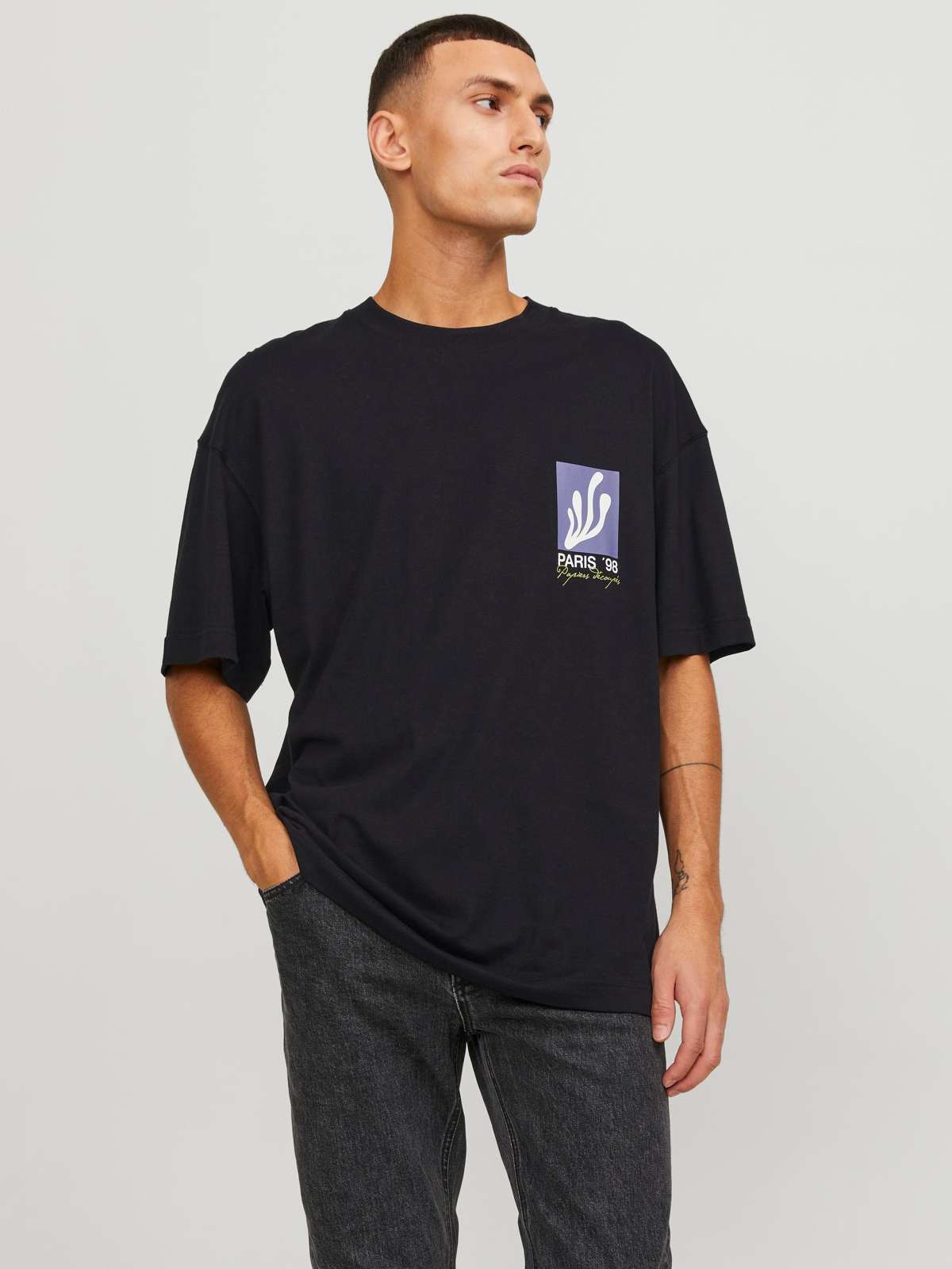 Рубашка с короткими рукавами и классным принтом JORCAPITAL POSTER TEE SS