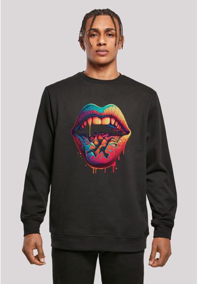Толстовка с капюшоном Drooling Lips CREW