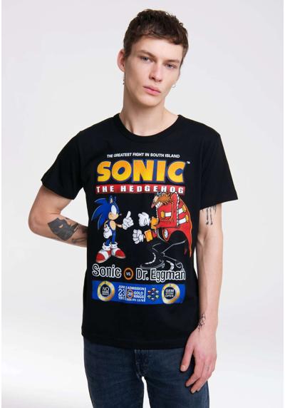 Футболка с лицензионным оригинальным дизайном Sonic