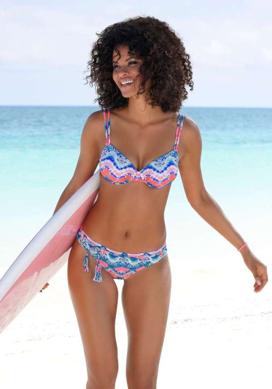 Верх бикини на косточках со съемными чашками Face