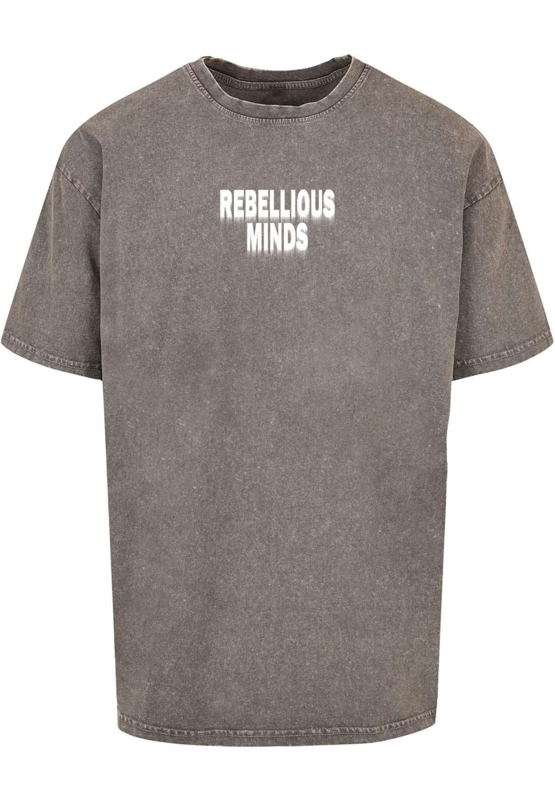 футболка Herren Rebellious Minds Acid Washed Oversize Tee