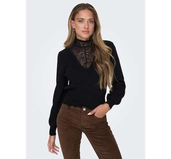 Свитер с воротником-стойкой ONLREBECCA LS MIX HIGHNECK CC KNT