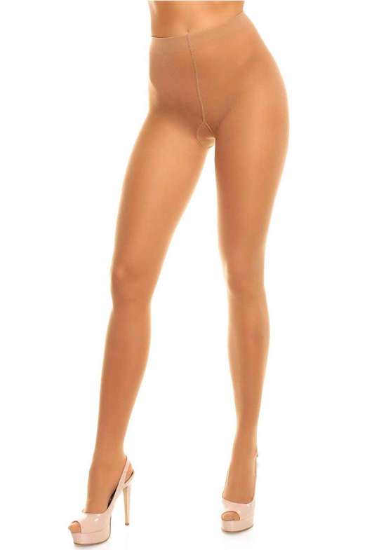 Прозрачные колготки с дополнительным усилением. Satin
