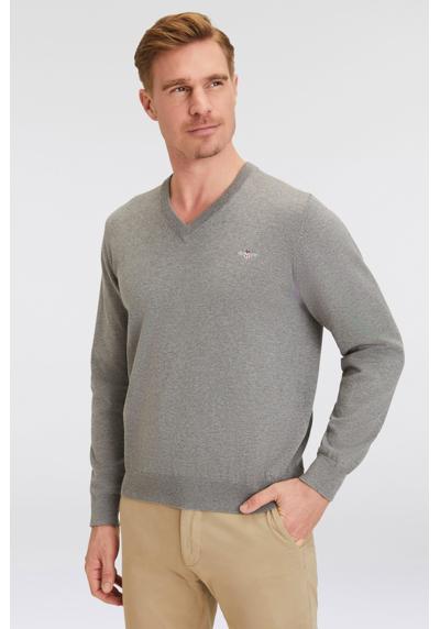 свитер с V-образным вырезом Classic Cotton V-Neck