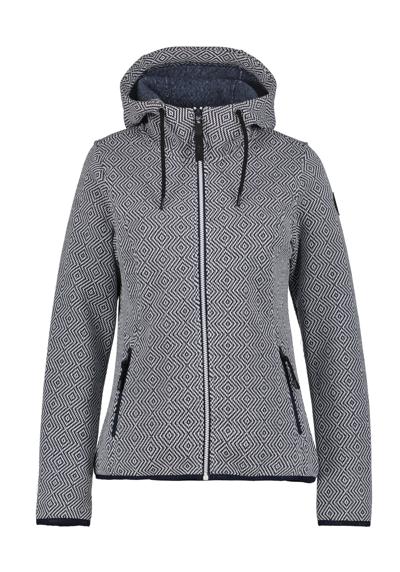 Вязаная флисовая куртка D STRICKFLEECEJACKE ADRIAN