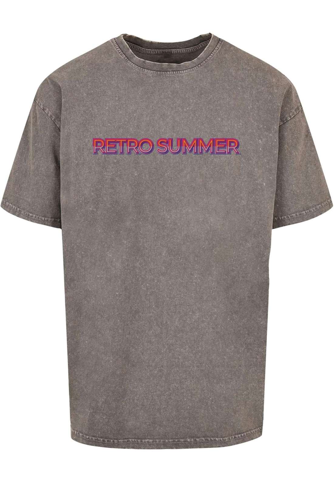 футболка Herren Summer - Retro Acid Washed Oversize Tee