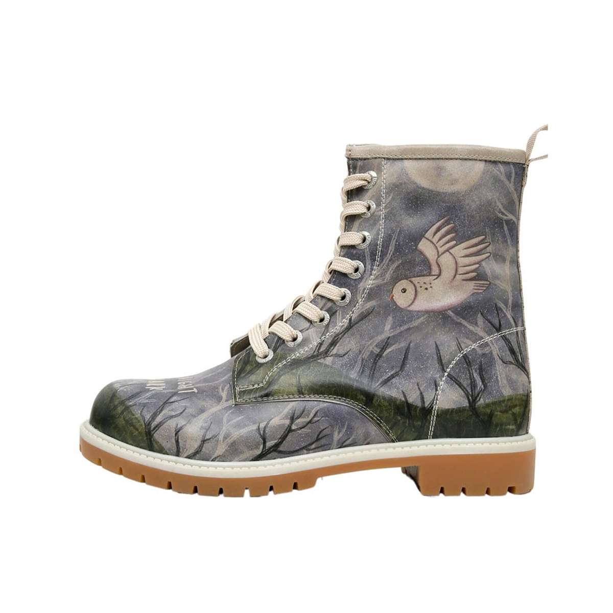 ботинки на шнуровке Damen Boots The Night is Dark Vegan Damen Boots / female