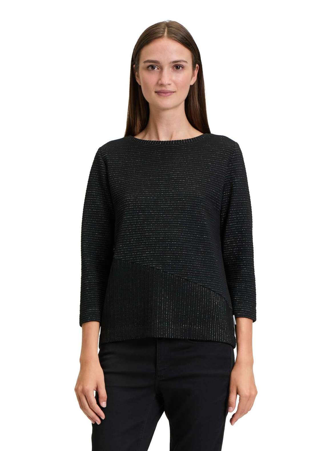 толстовка Betty & Co Sweatpullover mit Lurexfaden
