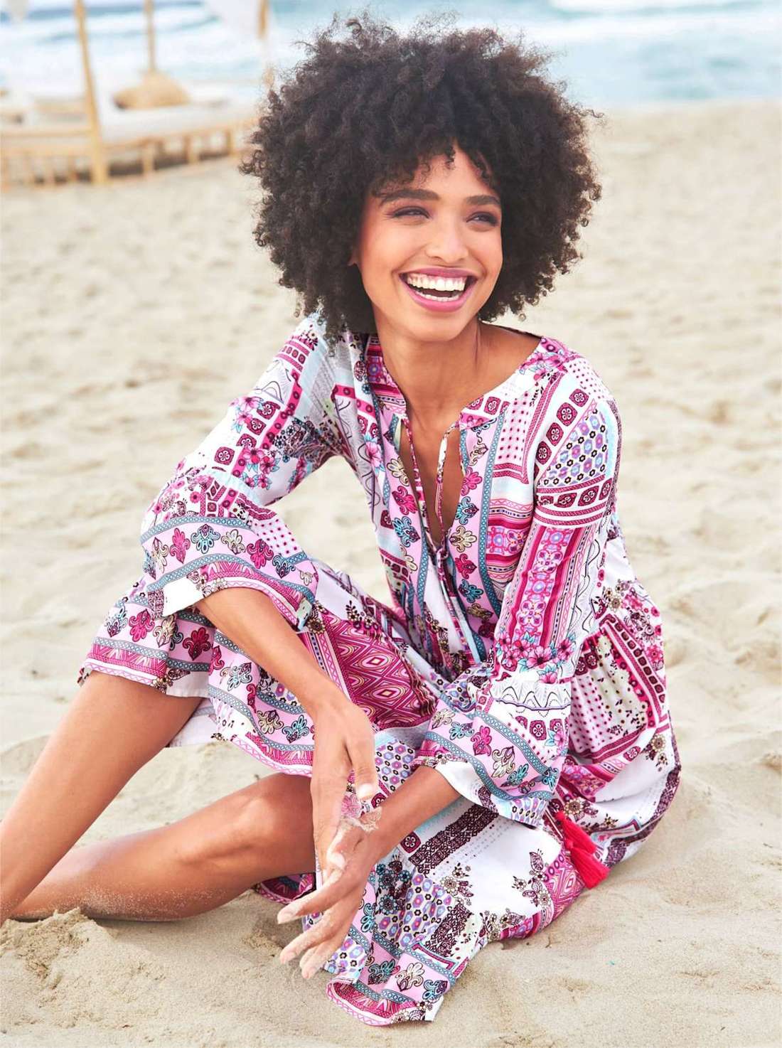 Платье с принтом Druck-Kleid