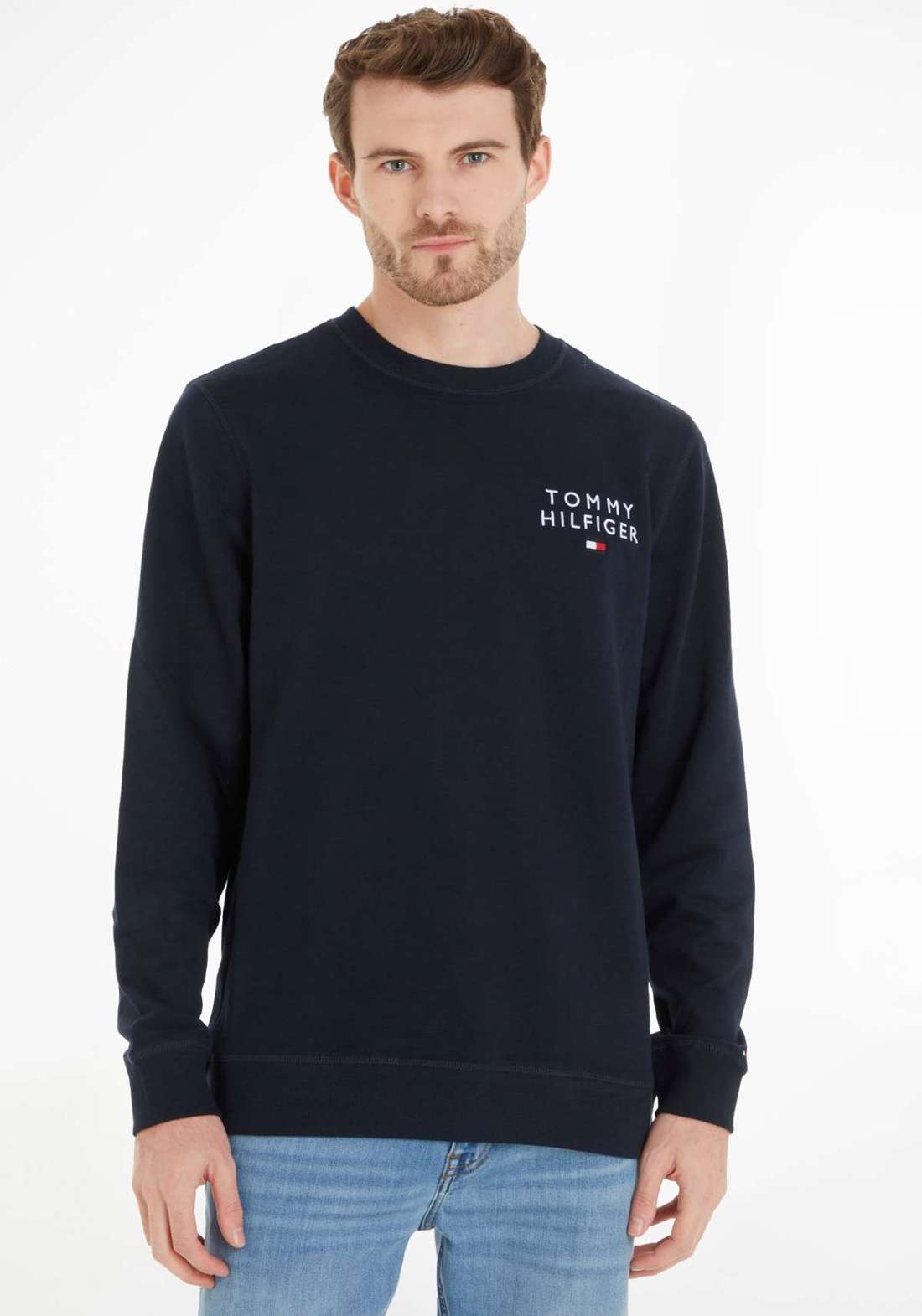 Толстовка с фирменным лейблом Tommy Hilfiger TRACK TOP HWK