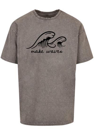 футболка Herren Summer - Make waves Acid Washed Oversize Tee