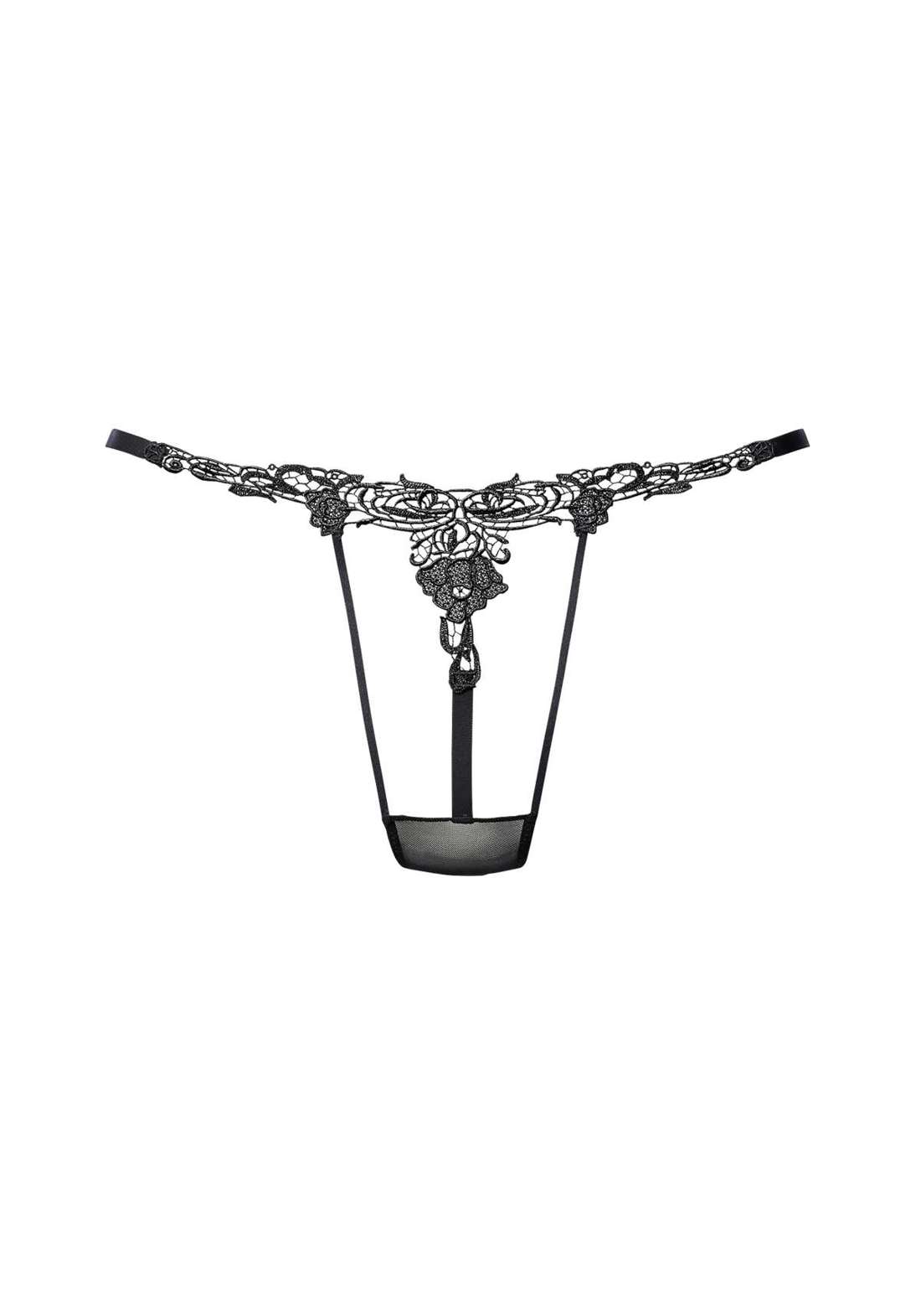 Стринги с красивой вышивкой