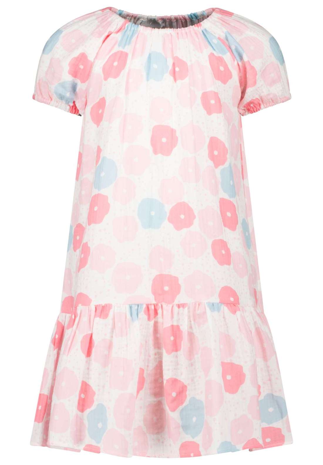 Платье из джерси с цветочным принтом по всей поверхности