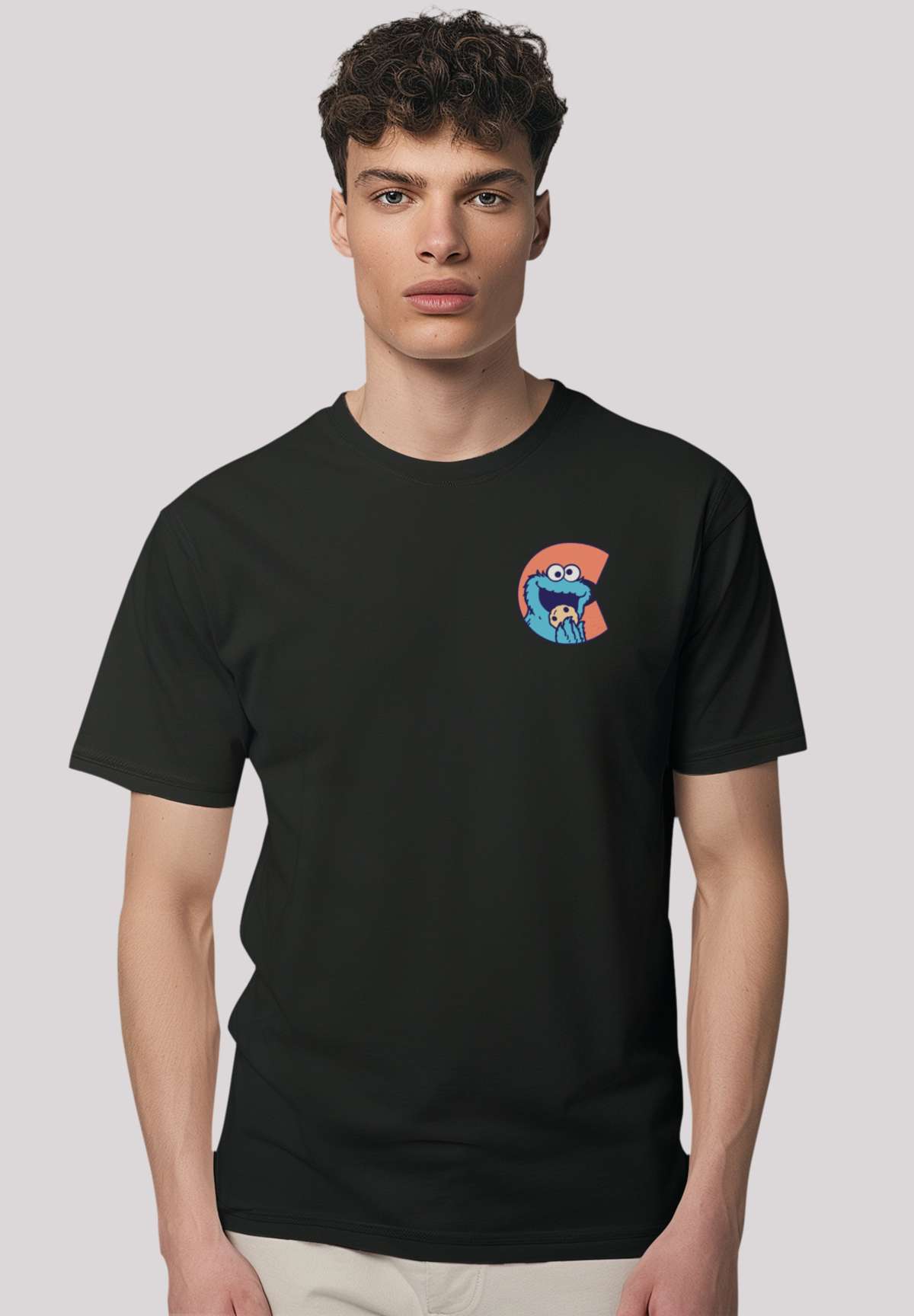 футболка Sesamstra?e Cookie Monster `C`