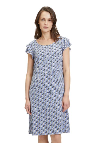Платье из джерси Jerseykleid mit Stufen