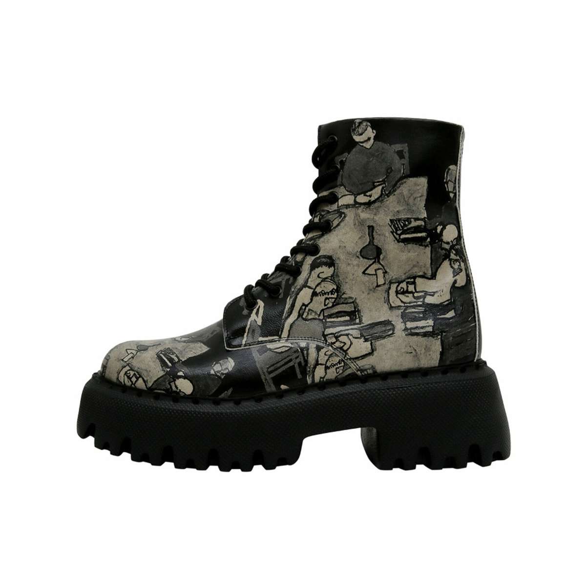 ботинки челси Damen Navy Supper BlackWhite Vegan Damen Boots / female