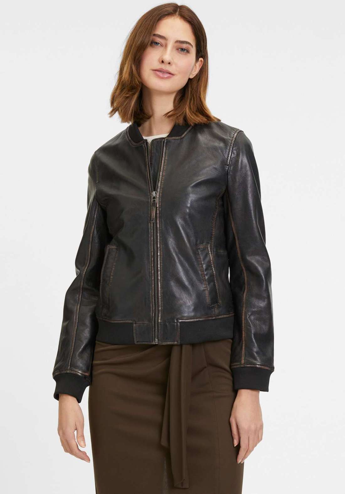 Кожаная куртка GWBrita