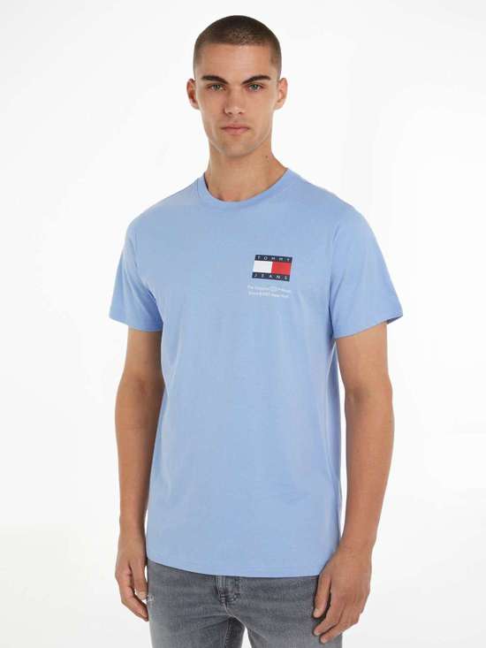 футболка с круглым вырезом TJM SLIM ESSENTIAL FLAG TEE EXT