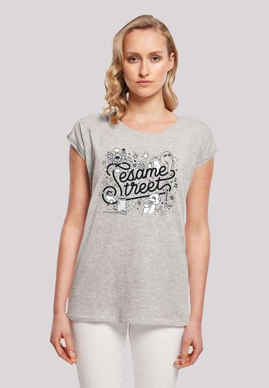 футболка Sesamstraße Collage Black & White