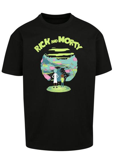 Рубашка с коротким рукавом Herren Rick and Morty with Heavy Oversize Tee