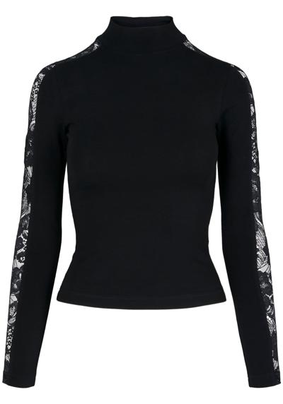 футболка Urban Classics Damen Ladies Lace Striped LS