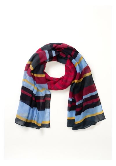 Модный шарф с цветной блокировкой, ок. 70х180 см.