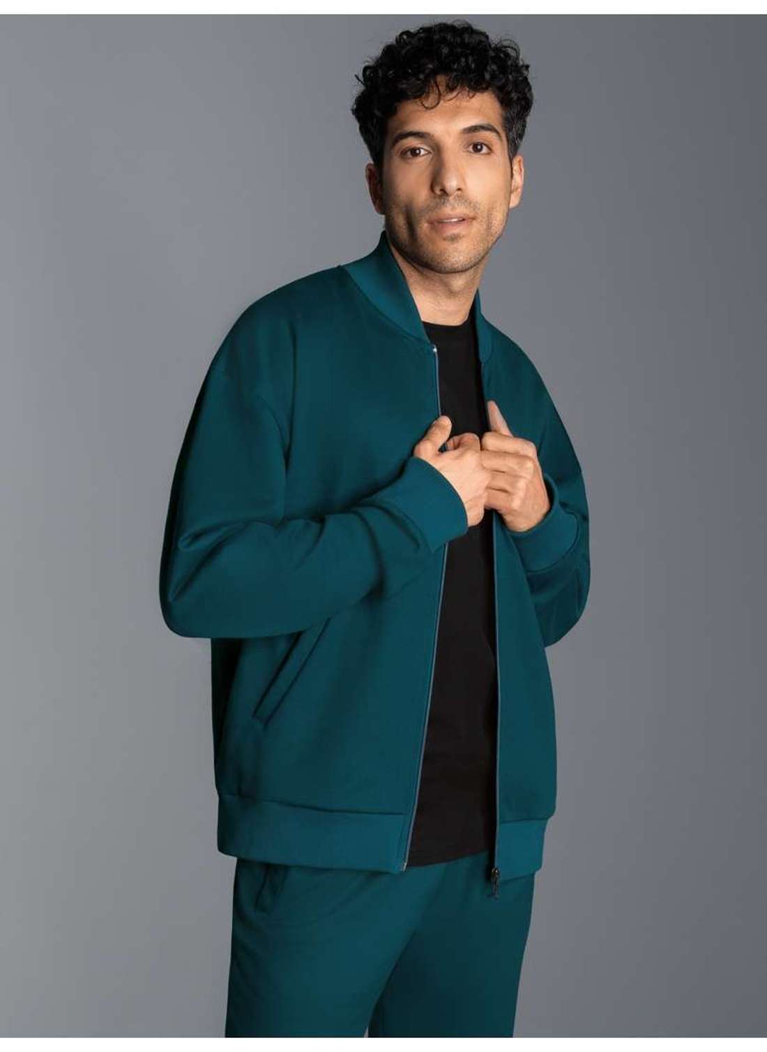 Толстовка TRIGEMA Collegejacke in weicher Sweat-Qualität