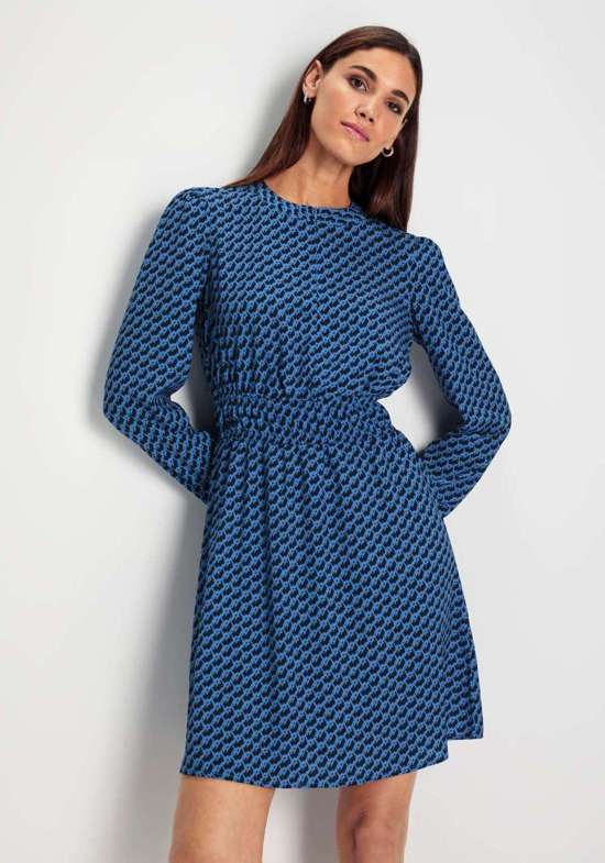 Платье миди с элегантным принтом по всей поверхности – НОВАЯ КОЛЛЕКЦИЯ