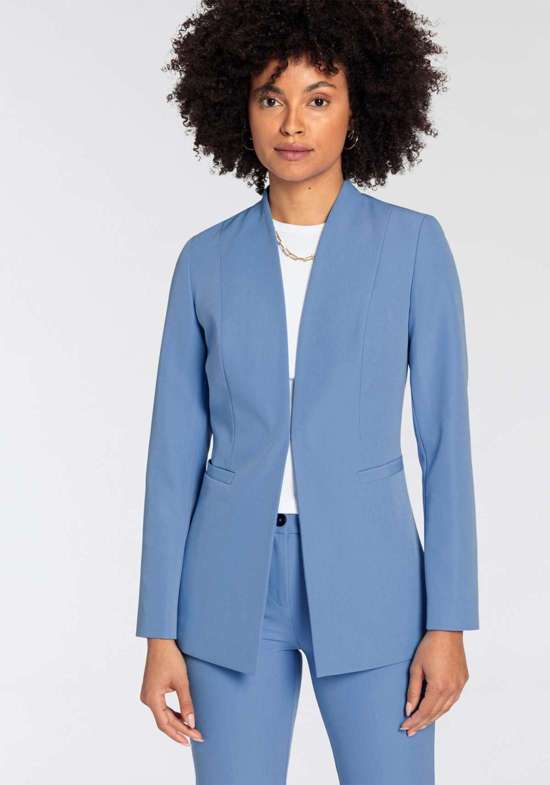 Длинный пиджак с застежкой на крючок спереди - НОВАЯ КОЛЛЕКЦИЯ